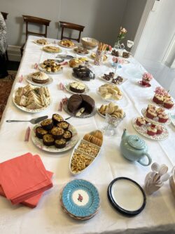 Table full of cakes 